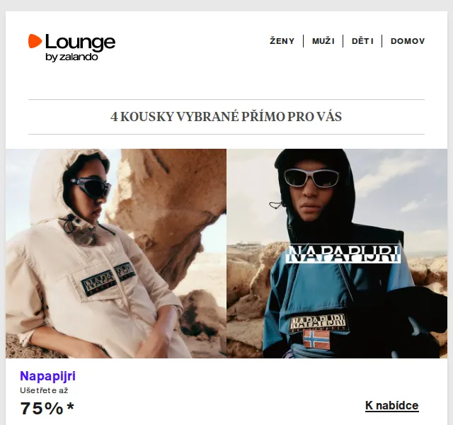 Lounge by Zalando: sleva až 75 % na Napapijri, Furla & Gabor – červenec 2026 | Nuslet.cz