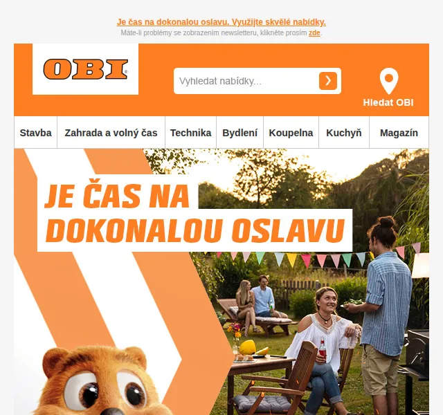 OBI Novinky: sleva na gril a zahradní vybavení – červen 2026 | Nuslet.cz