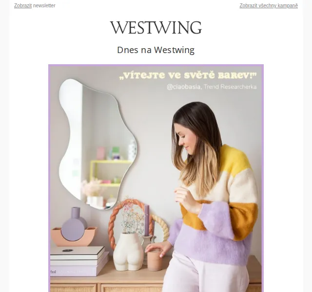Westwing: Nová kolekce barev sezóny – červen 2026 | Nuslet.cz