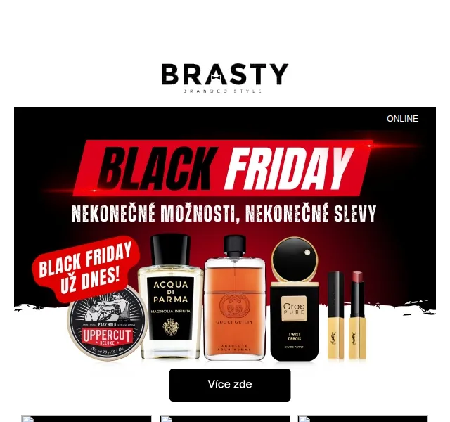 Brasty.cz: Slevy na parfémy Armaf, Versace, Shiseido – červen 2026 | Nuslet.cz
