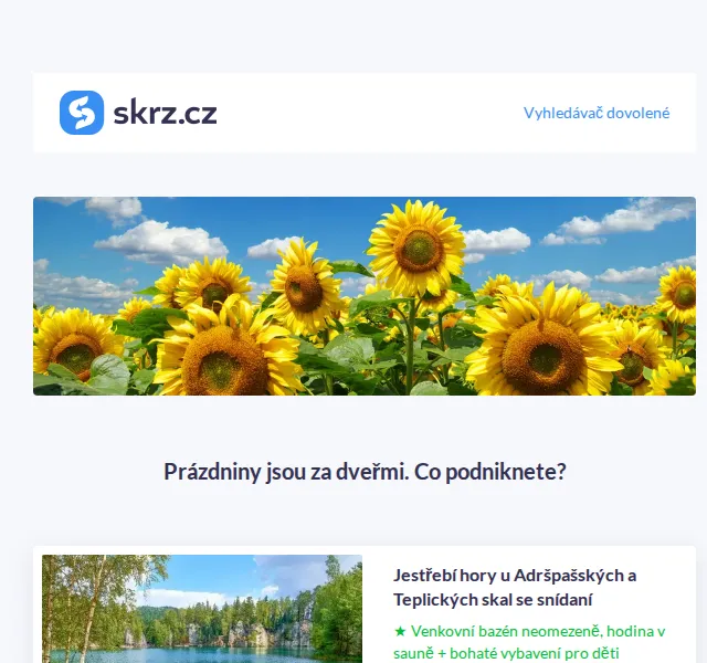 Vánoce na Skrz: Letní dovolená u moře a pobyty v ČR – červenec 2026 | Nuslet.cz