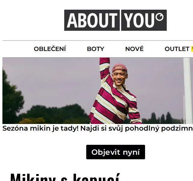 ABOUT YOU: Mikiny a svetry – podzimní výprodej – červen 2026 | Nuslet.cz