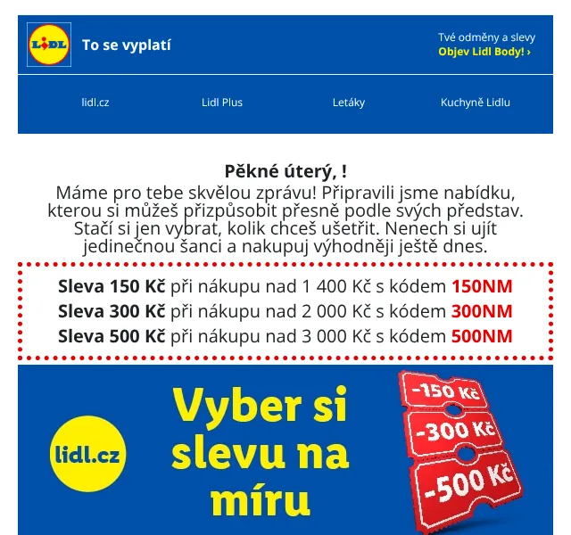 Lidl: slevy až 500 Kč + zahradní nábytek – červen 2026