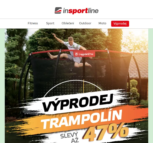 inSPORTline: Trampolíny se slevou až 46 % – červen 2026 | Nuslet.cz