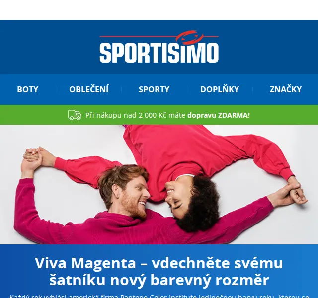 Sportisimo: Viva Magenta – nová kolekce oblečení a bot – červen 2026 | Nuslet.cz