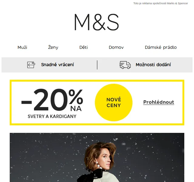 Marks and Spencer: Vánoční kolekce na večírky i domov – červenec 2026 | Nuslet.cz