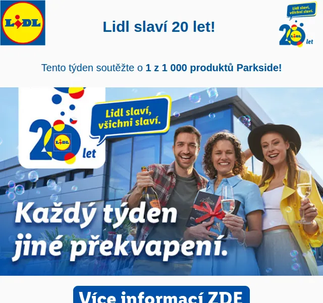 Lidl: Soutěž o 1 000 produktů Parkside – červen 2026 | Nuslet.cz