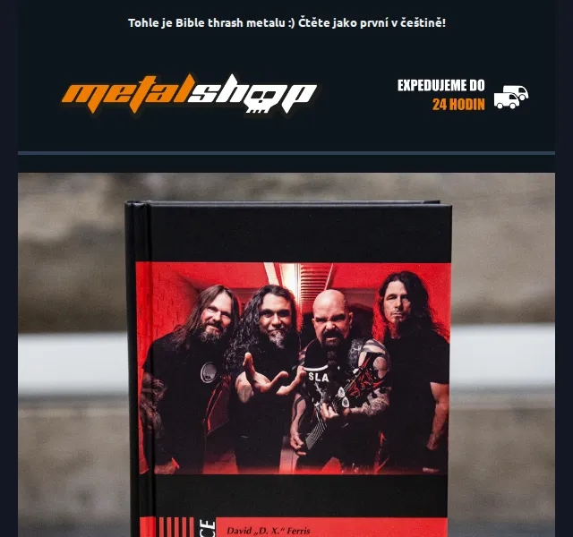 METALSHOP: Biografie Slayer – červen 2026 | Nuslet.cz