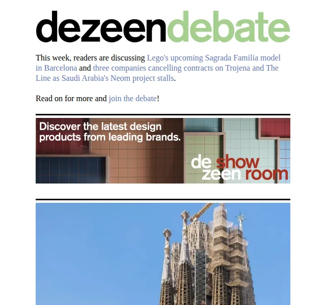 Dezeen Daily: architektonické novinky a diskuze – červen 2026 | Nuslet.cz