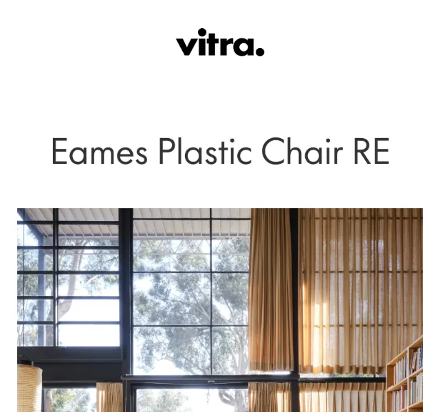 Vitra: Eames Plastic Chair RE z recyklovaného plastu – červen 2026 | Nuslet.cz