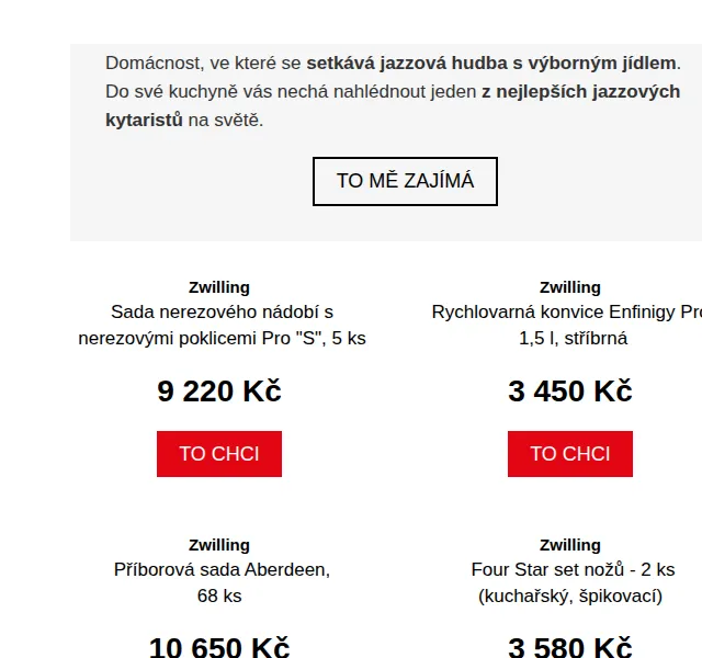 Potten & Pannen: Zwilling sady až 10 650 Kč – červenec 2026 | Nuslet.cz