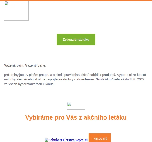 Globus Bonus: letní nákupy s akčním letákem – červenec 2026 | Nuslet.cz