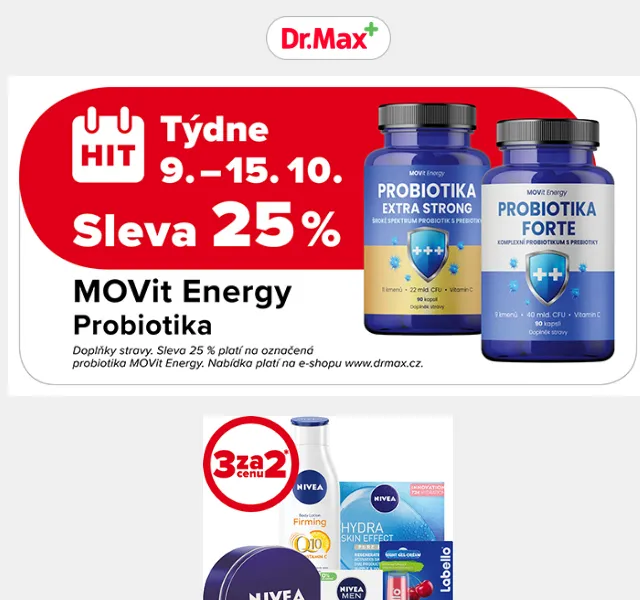Dr.Max E-shop: Slevy až 200 Kč na dermokosmetiku – červen 2026 | Nuslet.cz