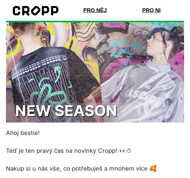 Cropp: Nová sezóna je tu – červen 2026 | Nuslet.cz