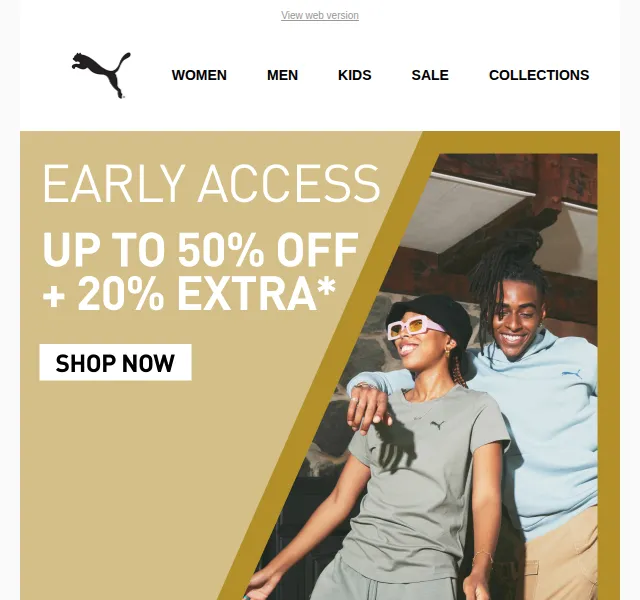 PUMA: Sleva až 50 % + 20 % extra – červen 2026 | Nuslet.cz