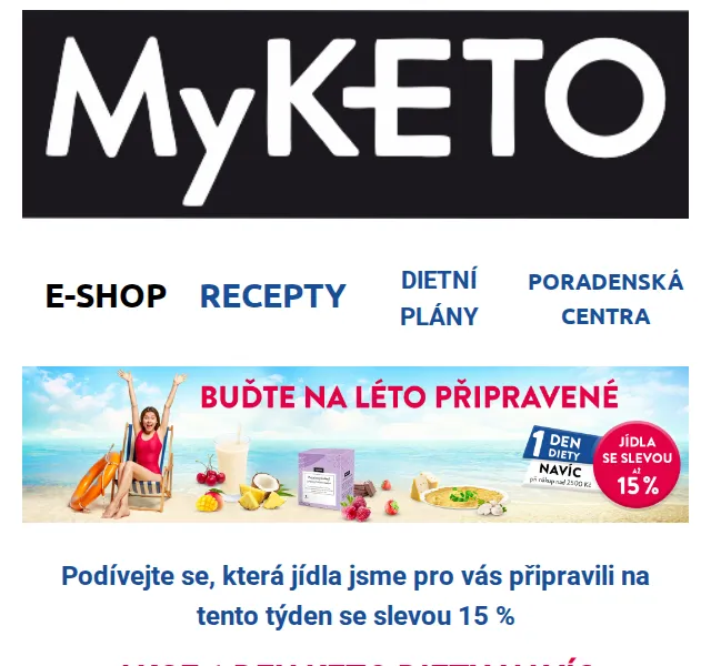 MyKETO: proteinová jídla se slevou až 15 % – červen 2026 | Nuslet.cz
