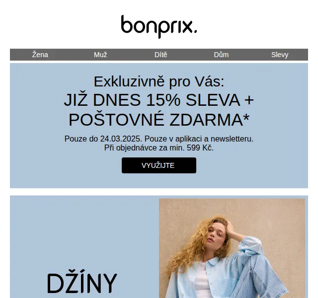 bonprix: 15% sleva a poštovné zdarma – červen 2026 | Nuslet.cz