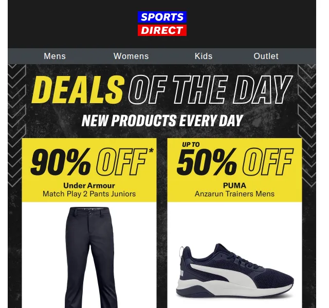 Sportsdirect: Under Armour Junior kalhoty za 5,49 £ – květen 2026 | Nuslet.cz