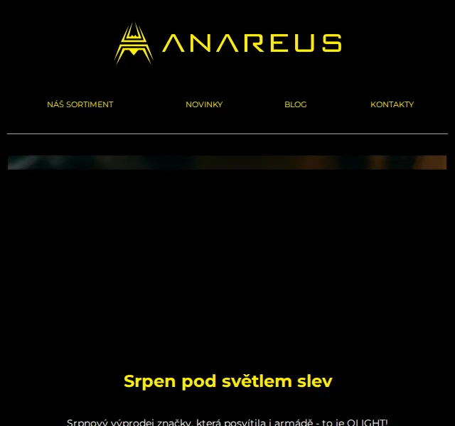 ANAREUS: slevy Olight až 34 % – červen 2026 | Nuslet.cz