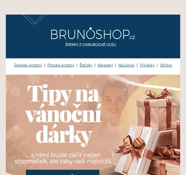BRUNOshop.cz: Vánoční dárky – šperky a prsteny – červenec 2026 | Nuslet.cz
