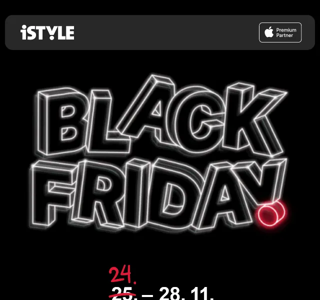 iSTYLE: Black Friday ochutnávka – listopad 2022 | Nuslet.cz