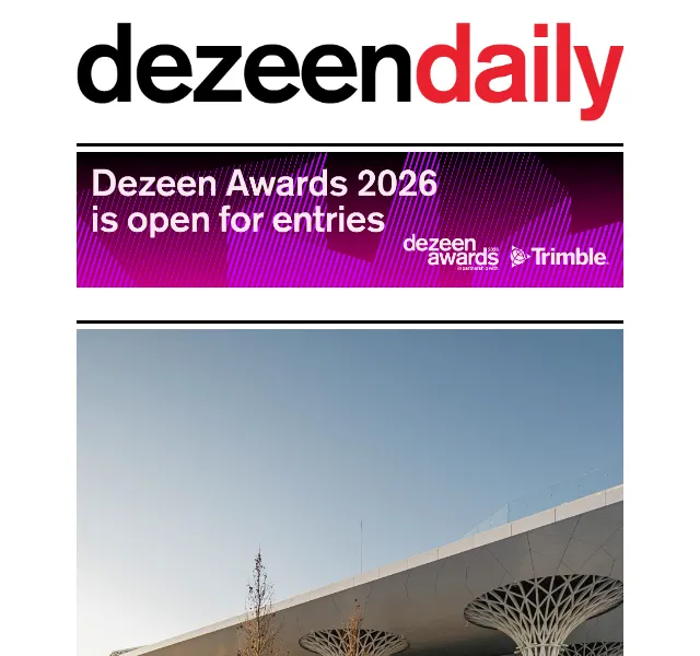 Dezeen Daily: Novinky z architektury a designu – červen 2026 | Nuslet.cz