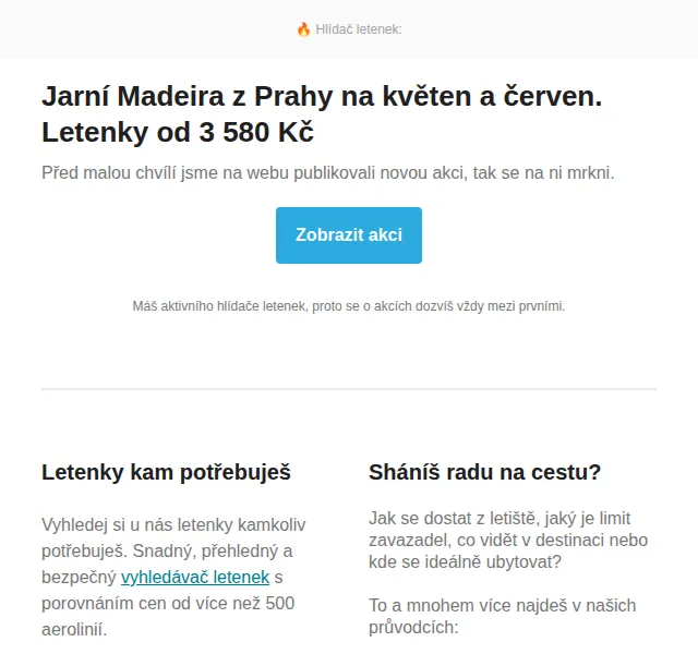 Cestujlevne.com: Letenky na Madeiru od 3 580 Kč – červen 2026 | Nuslet.cz