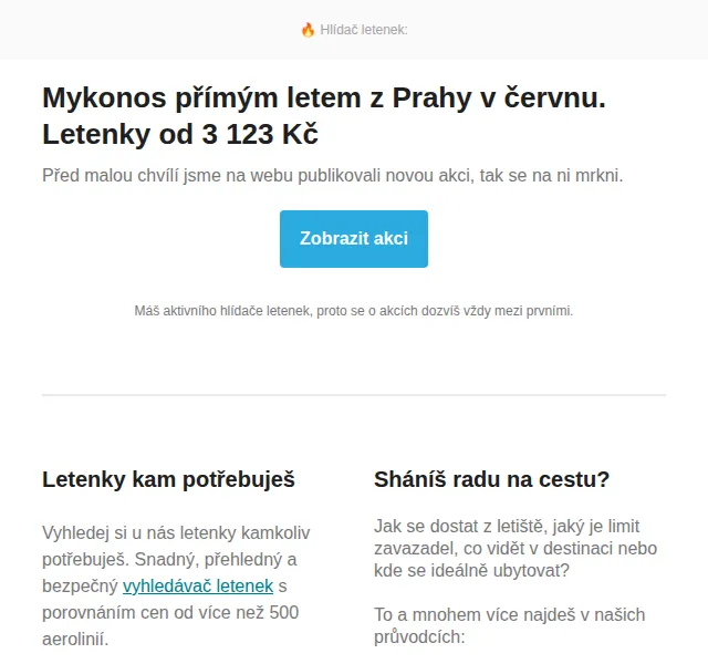 Cestujlevne.com: Mykonos přímým letem z Prahy v červnu – letenky od 3 123 Kč | Nuslet.cz