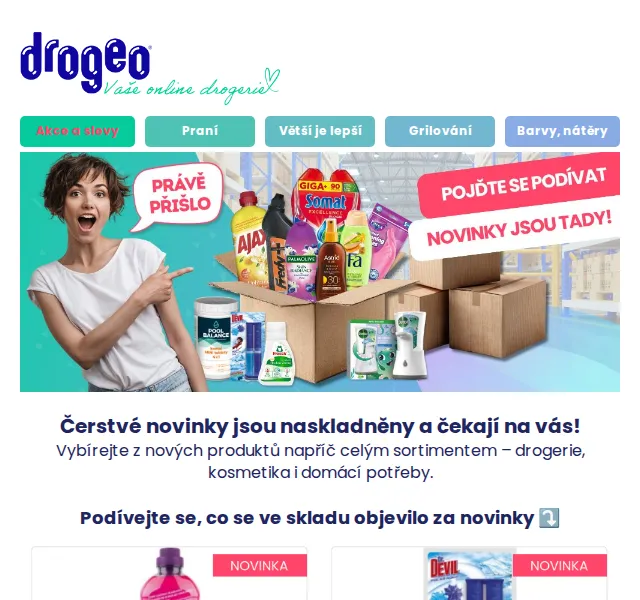 Drogeo: nové produkty v sortimentu – květen 2026 | Nuslet.cz