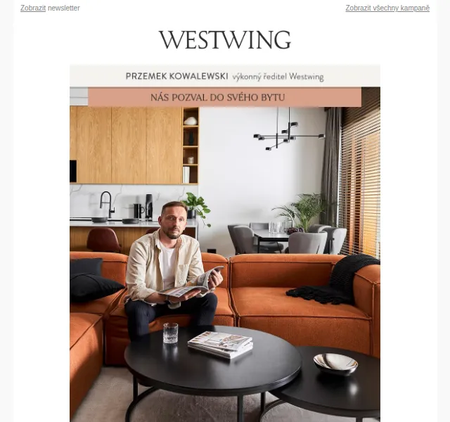 Westwing: Návštěva u zakladatele & nová kolekce – červen 2026 | Nuslet.cz