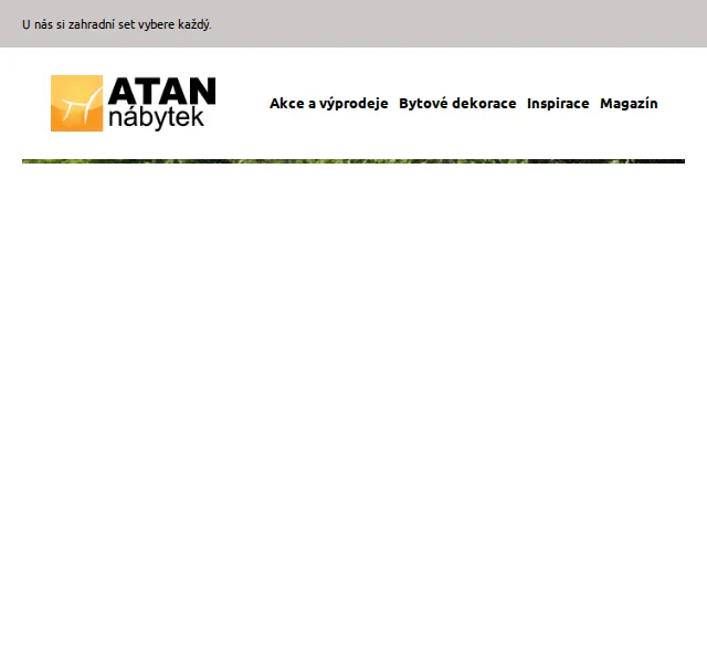 ATAN nábytek: Zahradní sety se slevou až 58 % – červen 2026 | Nuslet.cz
