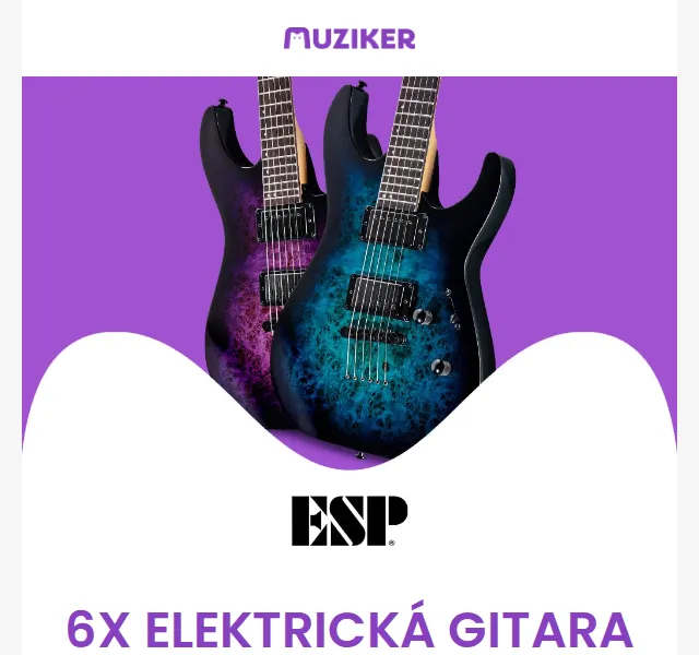 Muziker: ESP LTD elektrické kytary 200DX – červen 2026 | Nuslet.cz