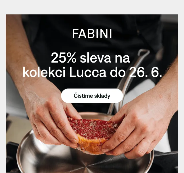 Jan Fabini: 25% sleva na kolekci Lucca – červen 2026 | Nuslet.cz