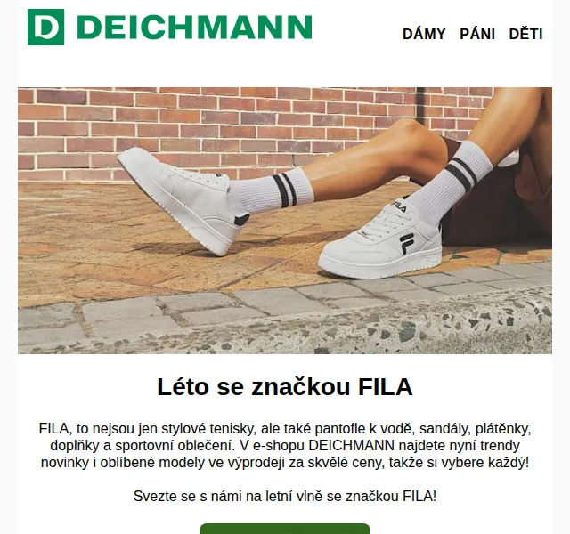 DEICHMANN: FILA boty se slevou až 50 % – červen 2026 | Nuslet.cz