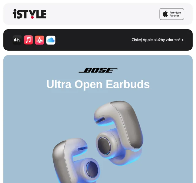 iSTYLE: Bose Ultra Open Earbuds – červen 2026 | Nuslet.cz