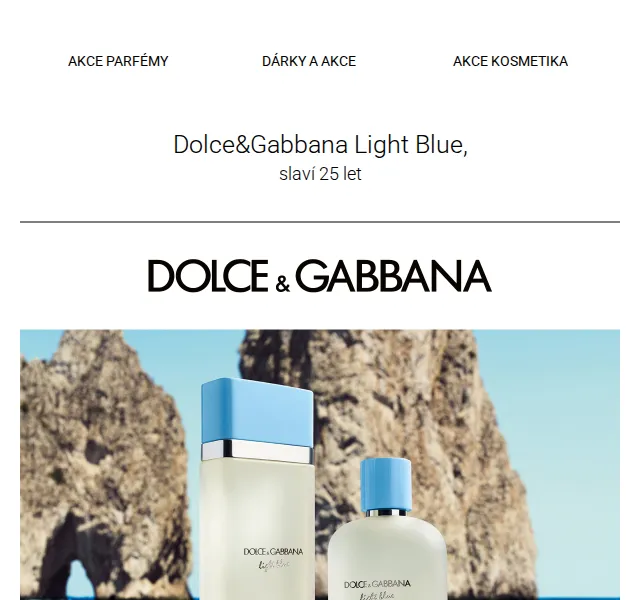Notino: Dolce&Gabbana Light Blue nová edice – červen 2026 | Nuslet.cz