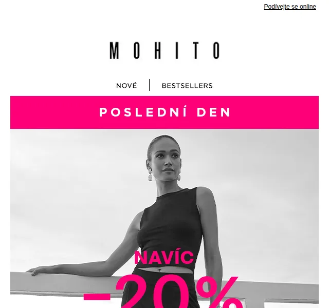 MOHITO: -20 % na SPECIAL PRICE – červenec 2026 | Nuslet.cz