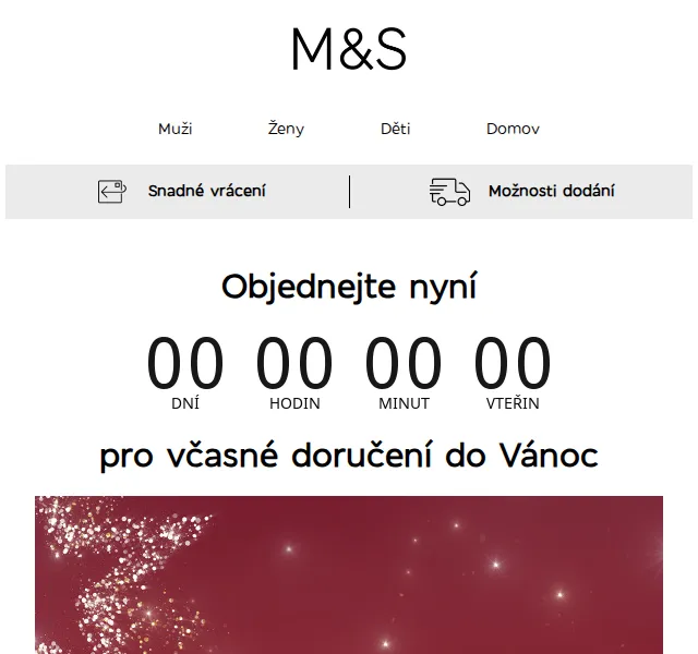 Marks and Spencer: poslední šance na vánoční dárky – červen 2026 | Nuslet.cz