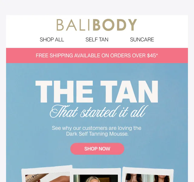 Bali Body: Dark Self Tanning Mousse bestseller – červenec 2026