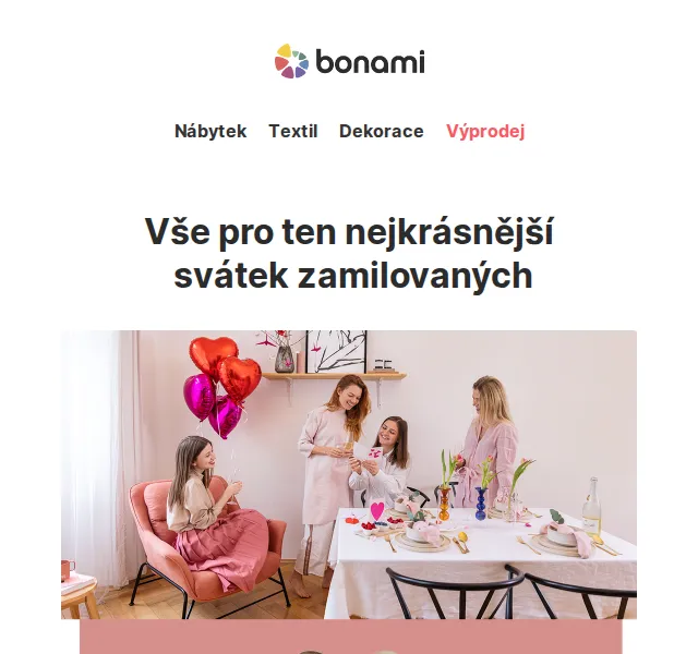 Bonami: Valentýnské inspirace a dárky – červen 2026 | Nuslet.cz
