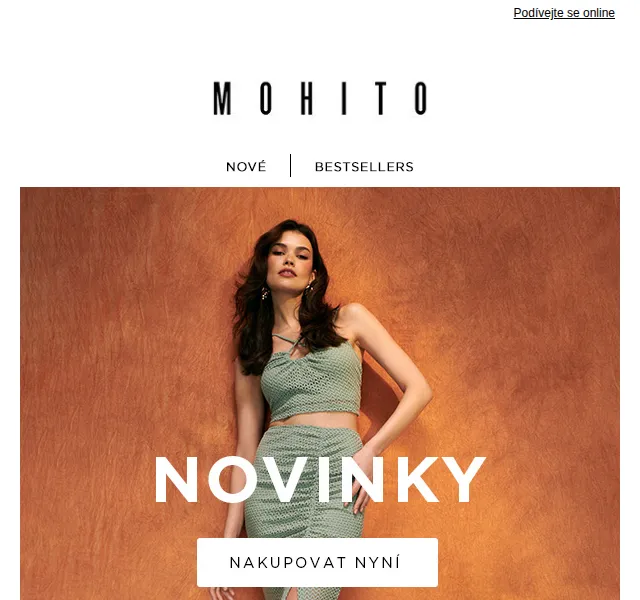 MOHITO: Léto na maximum – len a viskóza do 50 % | červen 2026 | Nuslet.cz