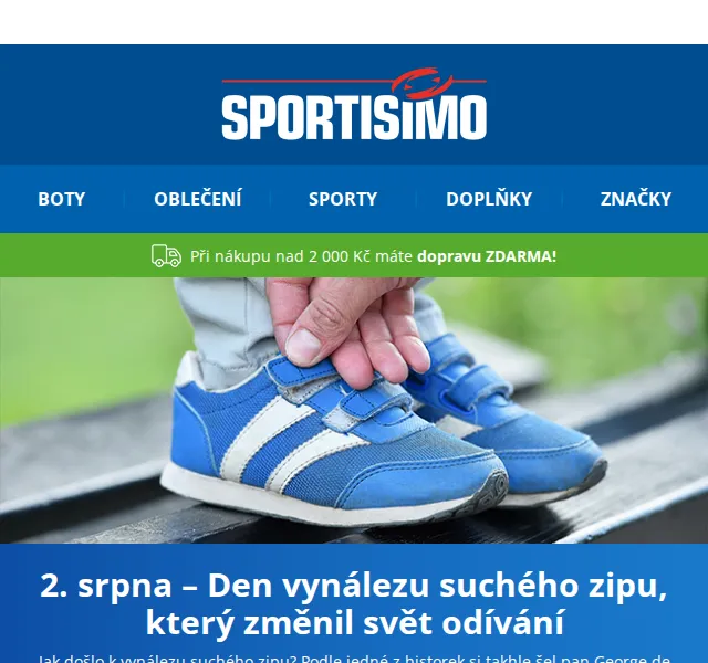 Sportisimo.cz: Boty a doplňky na suchý zip – srpen 2022 | Nuslet.cz