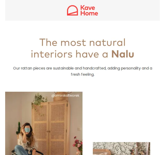 Kave Home Sale: Nalu rattan kolekce – červen 2026 | Nuslet.cz