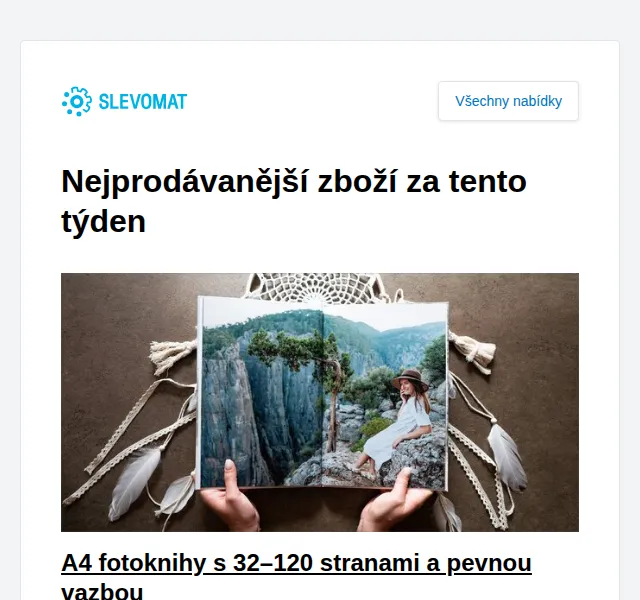 Slevomat: A4 fotoknihy a další nabídky – červen 2026 | Nuslet.cz