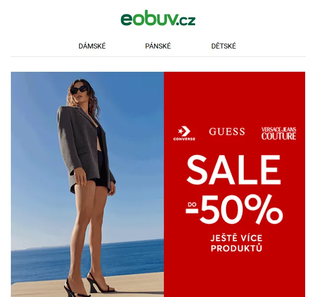 eobuv.cz: Výprodej až -50 % letní obuv – červen 2026 | Nuslet.cz