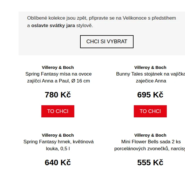 Potten & Pannen: Velikonoční nadílka Villeroy & Boch – červen 2026 | Nuslet.cz