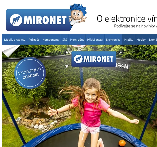Mironet: Slevy na trampolíny Marimex – červen 2026 | Nuslet.cz
