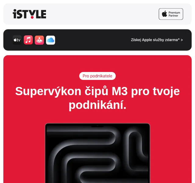 iSTYLE: MacBook Pro s 15% slevou a platbou na 3× – červen 2026 | Nuslet.cz