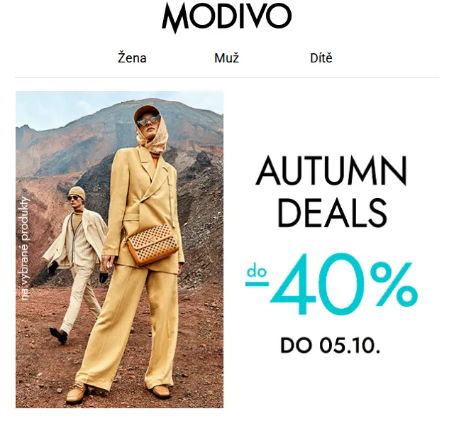 Modivo: Podzimní slevy do -40 % na Guess, Tommy Hilfiger – červen 2026 | Nuslet.cz