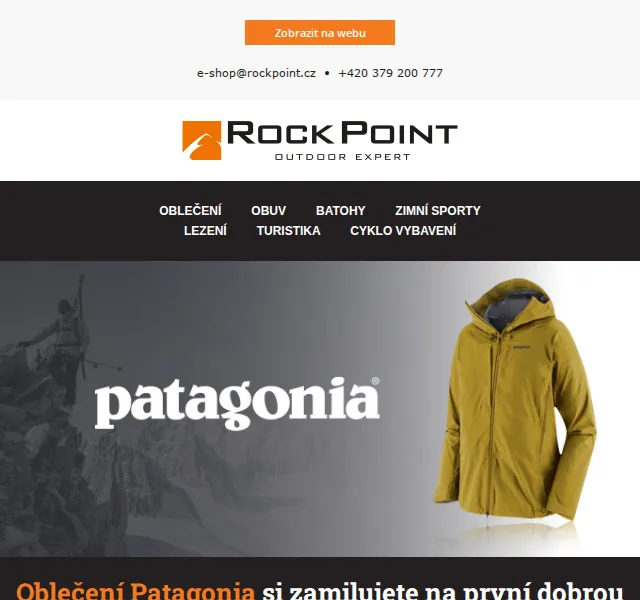 Rock Point: Patagonia Micro Puff od 4 999 Kč – červen 2026 | Nuslet.cz